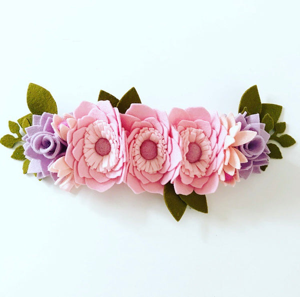 DIY Paper spring floral crown - The House That Lars Built