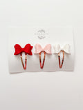 Festive Snap Clip Sets (Bows & Blooms) - PRE ORDER