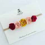 Autumn Mini Flower Headband