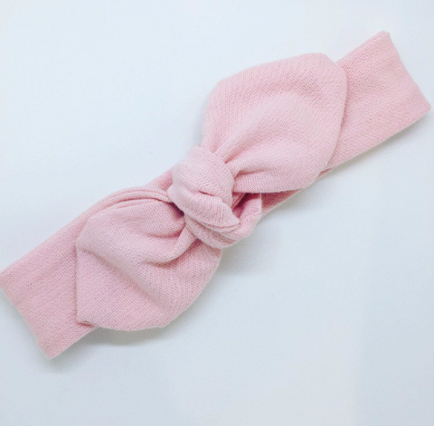 Blush Pink Top Knot Headband