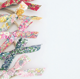 Liberty Love Bow Headband - Blue Floral