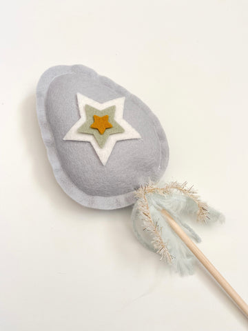 Easter Wand - Egg with Blue Star