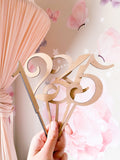 Number Cake Topper - Daisy