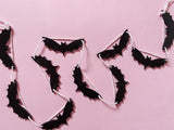 Black Bat Halloween Garland