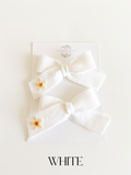 Daisy Schoolgirl Bow - Pigtail Set