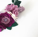 Lavender Luxe Felt Flower Crown