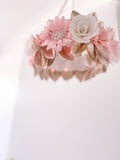 Flower Chandelier - Pink Champagne Theme