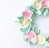 ‘Pastel Princess’ Felt Flower Garland / Milestone Garland