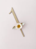 Number Cake Topper - Muted Rainbow