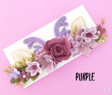 Floral Antler Headband - Various Colours