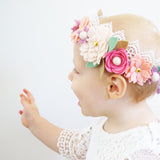 Lace Flower Crown - Spring