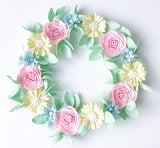 ‘Pastel Princess’ Felt Flower Garland / Milestone Garland