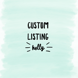 Custom Listing Holly - Hook Cluster