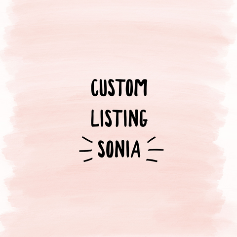 Custom Order Sonia