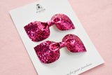 ‘Barbie Glitter Pink’ Bow - Headband or Clip