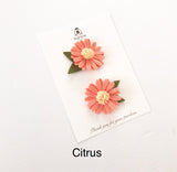 Daisy Pigtail Blooms - Clips
