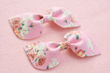 ‘Pink Floral’ Bow - Headband or Clip